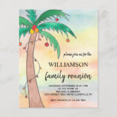 バジェットサマーファミリー懇親会招待状 (正面)