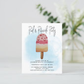 バジェットサマープールポプシクルパーティー任意の年齢誕生日 (スタンド正面)