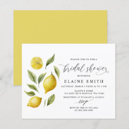 バジェットサマーレモンライムシトラスブライダルシャワー