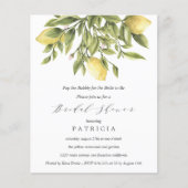 バジェットサマーレモン結婚葉のブライダルシャワー (正面)