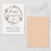 バジェットサンクスギビング新しいホームリースムービングカード ノートカード (正面/裏面)