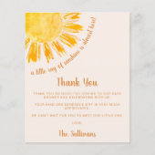 バジェットサンシャインベビーシャワーありがとう (正面)