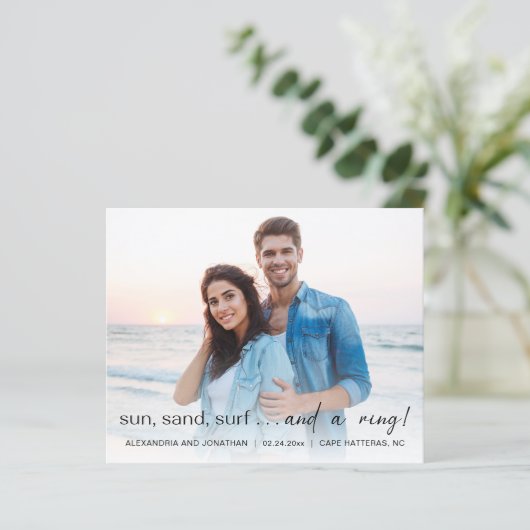 バジェットサンシーサーフフォト婚約発表 (スタンド正面)