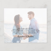 バジェットサンシーサーフフォト婚約発表 (裏面)