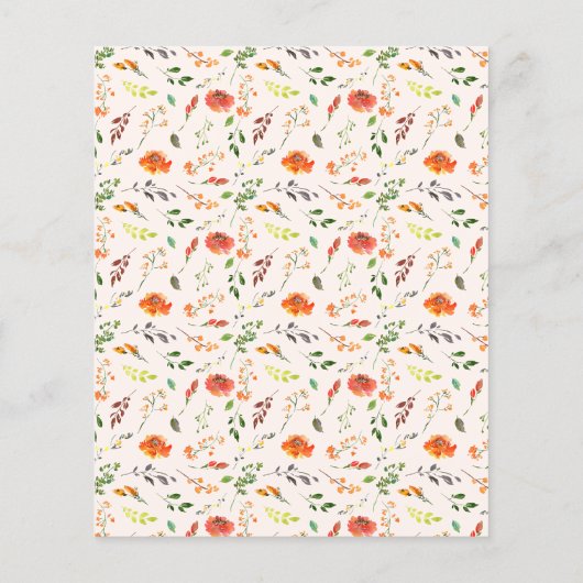 バジェットサンセット開花モノグラムフローラクレスト結婚ズ (裏面)