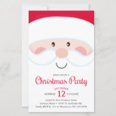 バジェットサンタカンパニークリスマスパーティー招待状 (正面)