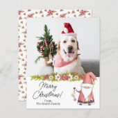 バジェットサンタクロースのクリスマスフォト (正面/裏面)