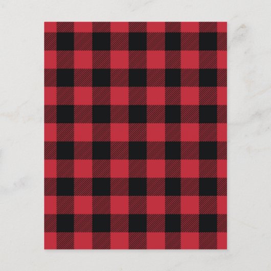 バジェットサンタベビークリスマスベビーシャワー招待状 (裏面)