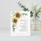 バジェットサンフラワージオメトリックフローラブライダルシャワー (スタンド正面)