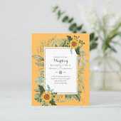 バジェットサンフラワーズユーカリ結婚グリーン (スタンド正面)