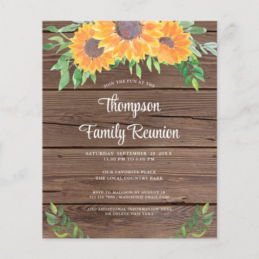 バジェットサンフラワーズ素朴ファミリー懇親会 (正面)