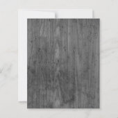 バジェットサンフラワーブライダルシャワー招待状 (裏面)