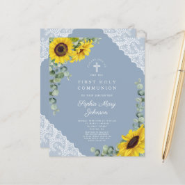 バジェットサンフラワーブルーレースファースト