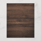 バジェットサンフラワーユーカリブライダルシャワー 素朴 (裏面)