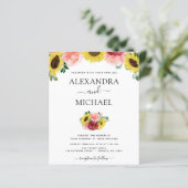 バジェットサンフラワーユーカリプトゥスカントリーウェディング (スタンド正面)