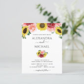 バジェットサンフラワーユーカリプトゥスフォトカントリー結婚式 (スタンド正面)