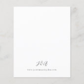 バジェットサンフラワー&ワイルドフラワー結婚ズフローラ (裏面)