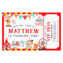 バジェットサーカスカーニバルショーチケットかわいい誕生日