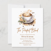 バジェットザパーフェクトブレンドカップルシャワー招待状 (正面)