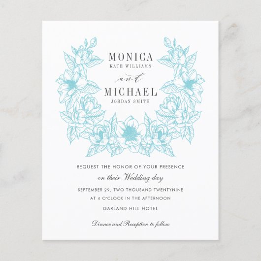 バジェットシックアクアマグノリアリース結婚ズ (正面)