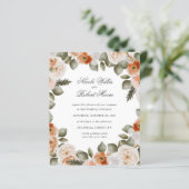 バジェットシックオレンジアイボリーセージグリーン結婚フローラ (スタンド正面)