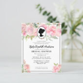 バジェットシックピンク花模様ブリジガートンブライダルシャワー (スタンド正面)