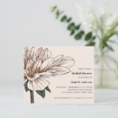 バジェットシックブルーミングマグノリアアイボリーブライダルシャワー (スタンド正面)