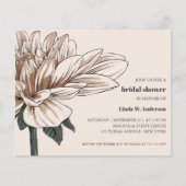 バジェットシックブルーミングマグノリアアイボリーブライダルシャワー (正面)