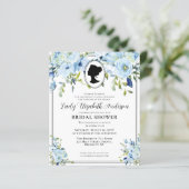 バジェットシックブルー花模様リージェンシーブライダルシャワー (スタンド正面)