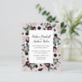 バジェットシックプラムアイボリーセージピンク結婚フレーム (スタンド正面)