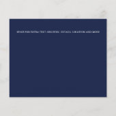 バジェットシック咲きフラワーオレンジブライダルシャワー (裏面)