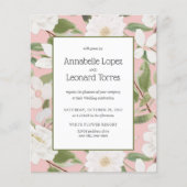 バジェットシック白葉花ピンク結婚ズ (正面)