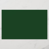 バジェットシック金ゴールドツリーアーチ3フォトクリスマスカード (裏面)