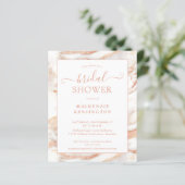 バジェットシック銅バラ金ゴールド大理石ブライダルシャワー (スタンド正面)