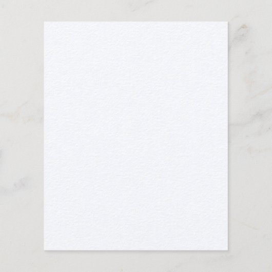 バジェットシトラスレモンガーデンブライダルシャワー招待状 (裏面)