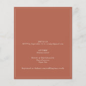 バジェットシナモン結婚ズお祝い招待状 (裏面)