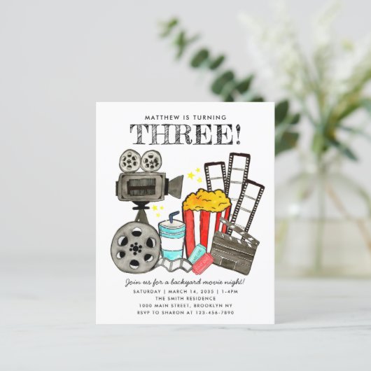 バジェットシネマムービーナイトパーティー子供の誕生日 (スタンド正面)