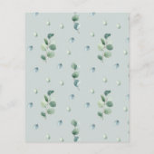 バジェットシモダンックユーカリ結婚グリーナリー (裏面)