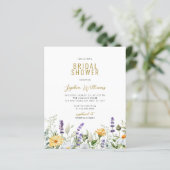 バジェットシャモミール&ユーカリブライダルシャワー招待状 (スタンド正面)