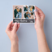 バジェットシャルボードコラージュスノーウィクリスマスホリデー チラシ (手)