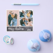 バジェットシャルボードコラージュスノーウィクリスマスホリデー チラシ (シングル)