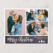 バジェットシャルボードコラージュスノーウィクリスマスホリデー