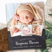 バジェットシャルボードベビー4フォト誕生ありがとう