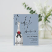 バジェットシャンパンスクリプトダスティブルーブライダルシャワー (スタンド正面)