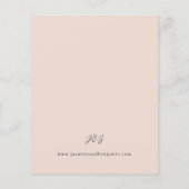 バジェットシャンパンベージュオレンジラス結婚ティックフローラのB (裏面)