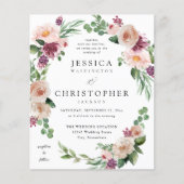 バジェットシャンパン&ピンク結婚フローラズ2 チラシ (正面)