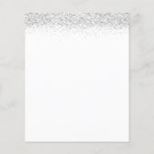 バジェットシルバーグリッター21th誕生日ありがとう (裏面)