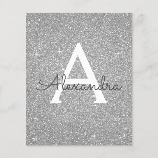 バジェットシルバーグリッターSweet sixteen誕生日 チラシ (正面)