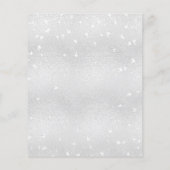 バジェットシルバーハート結婚式招待状 (裏面)