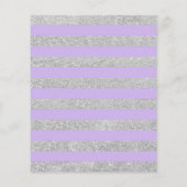 バジェットシルバーパープルキンセアニェラ招待状 チラシ (裏面)